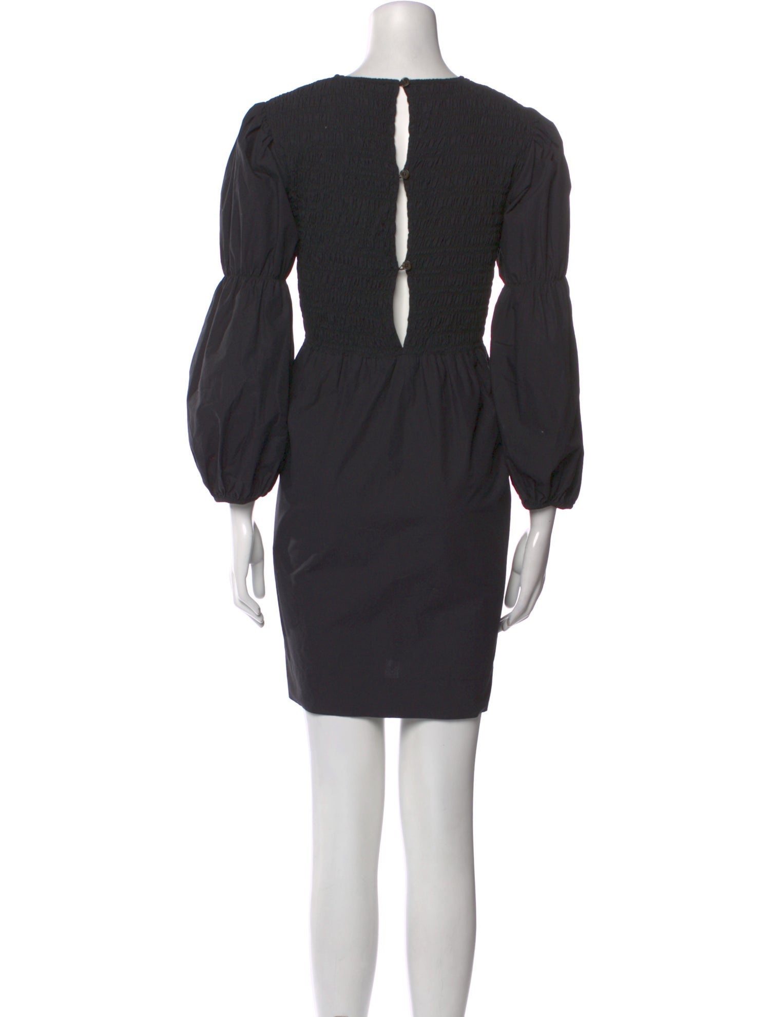 Ganni Crew Neck Mini Dress